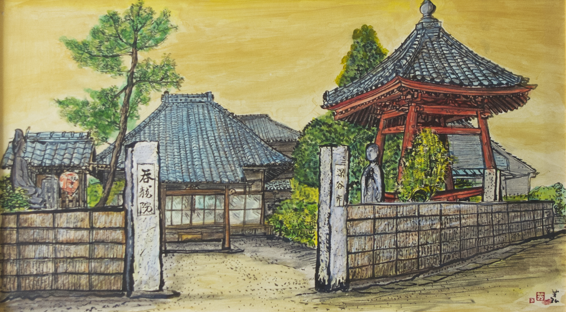田所町の呑龍院(深谷1000景)